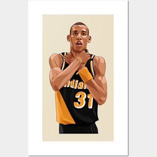 Reggie Miller Choke Posters and Art